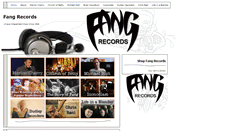 Desktop Screenshot of fangrecords.com