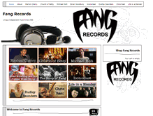 Tablet Screenshot of fangrecords.com